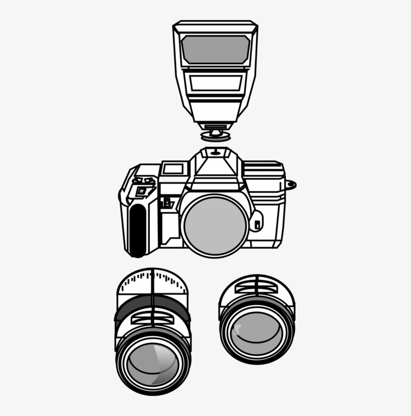 Drawing Computer Icons Camera Line Art - Camera, transparent png