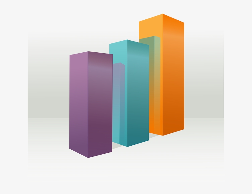 Bar Charts, Columns, Column Chart, Chart, Diagram, - Grafica De Barra 3d, transparent png