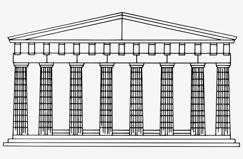 Go To Image - Greek Architecture Clipart, transparent png