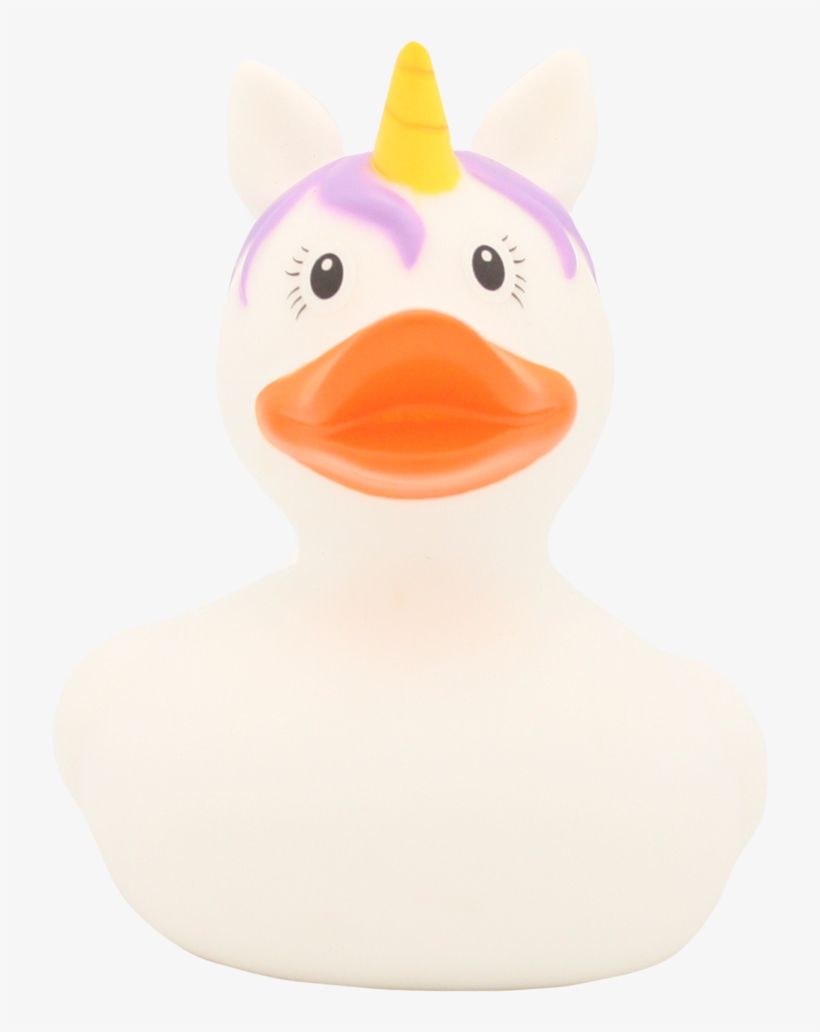 Unicorn Rubber Duck, White By Lilalu - Lilalu Badeente Einhorn Ente Quietscheente Gummiente, transparent png