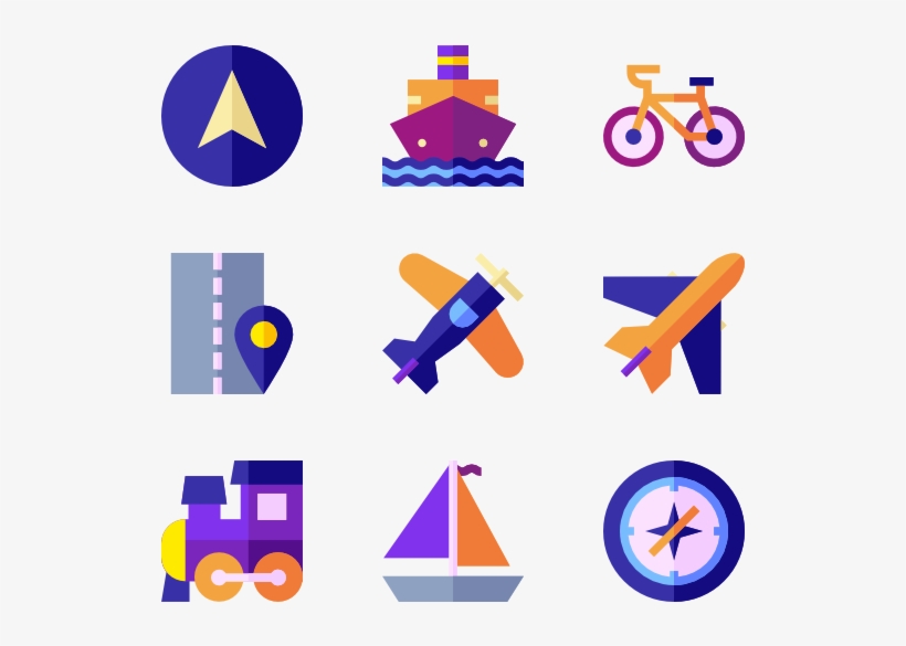 Transportation 50 Icons View All 5 Icon Packs Of Cruise - Cruise Ship, transparent png