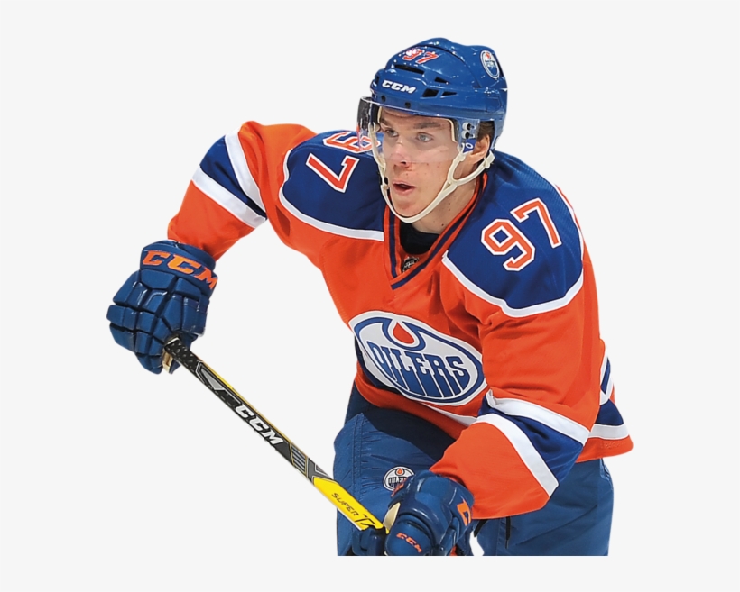 Connor Mcdavid Fathead - Png Hockey Player, transparent png