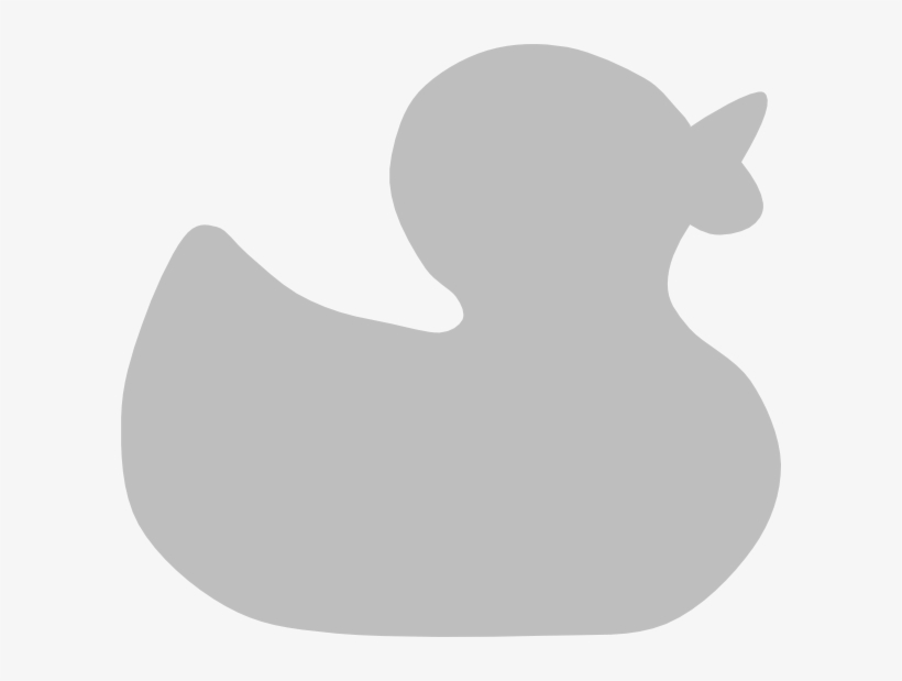 How To Set Use Rubber Duckie Grey Icon Png, transparent png