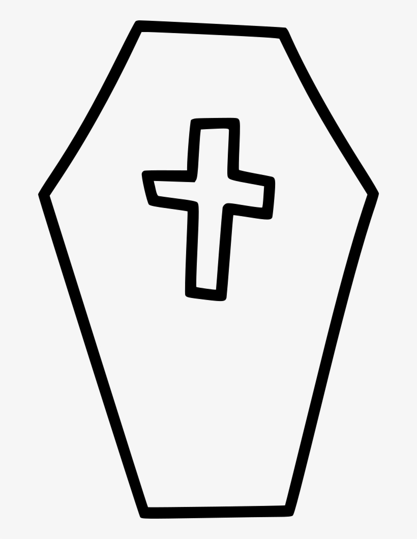 Coffin Casket Cross Comments - Coffin, transparent png