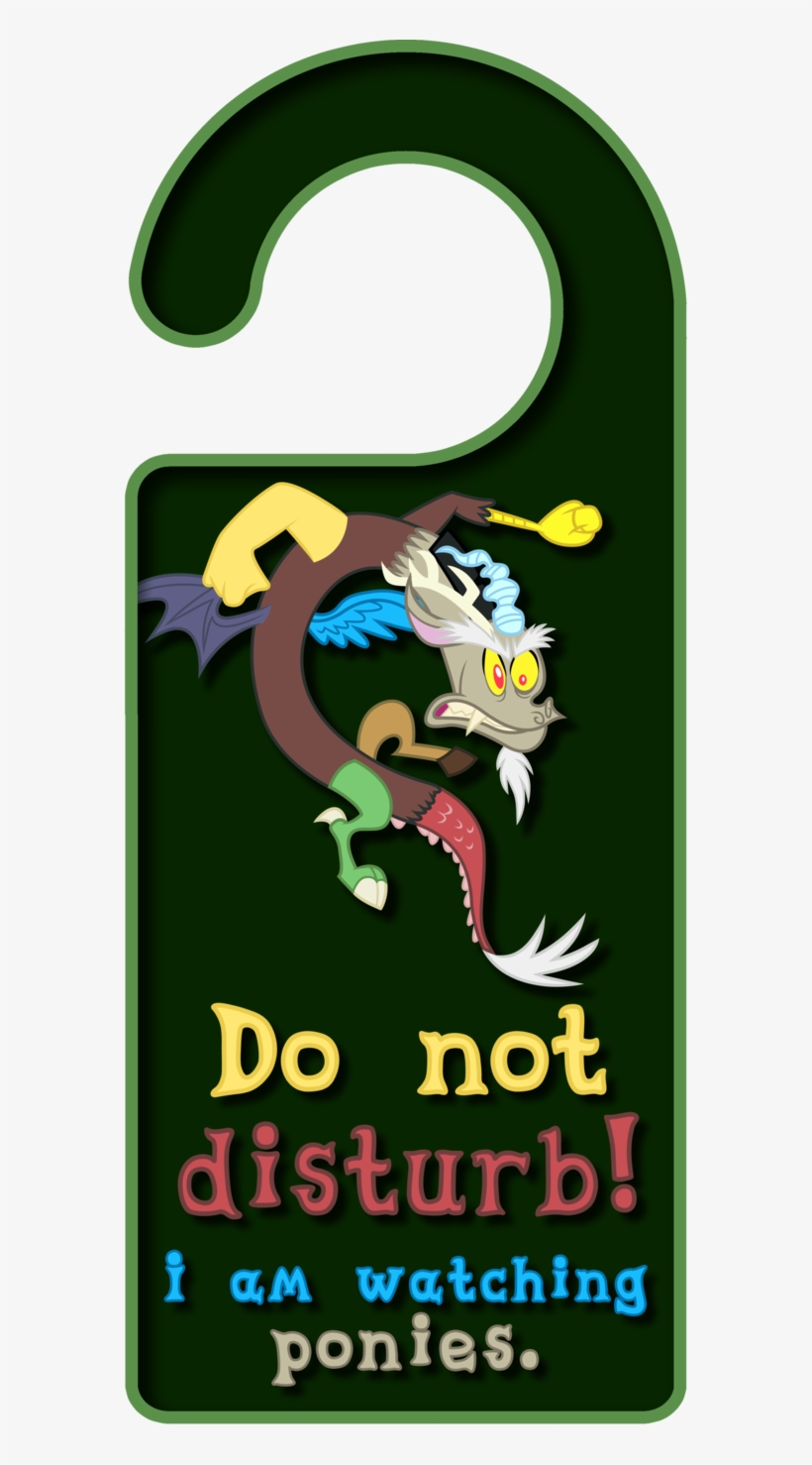 Discord Door Knob Hanger By Thorinair-d4w8hw0 - Mlp Door Knob, transparent png