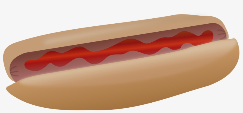 This Free Icons Png Design Of Hot Dog With Ketchup, transparent png