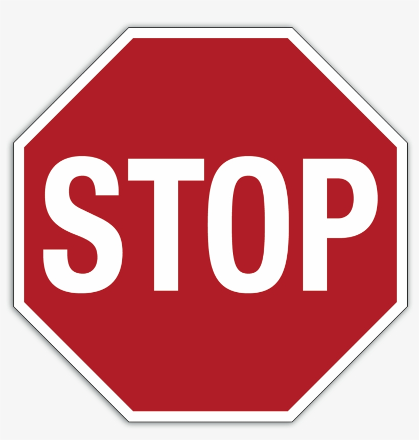 Crosswalk & Slow Signs - Stop Sign, transparent png
