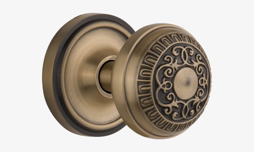 Egg & Dart Features A Delicate Floral Design And A - Nostalgic Warehouse Victorian Single Dummy Door Knob, transparent png