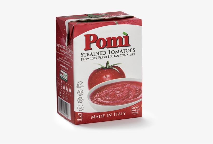 Strained Tomatoes - Pomi - Chopped Tomatoes - 26.46 Oz., transparent png
