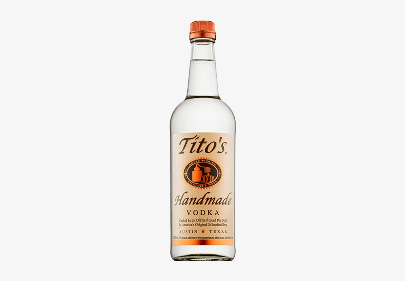 Tito's Vodka - Tito's Handmade Vodka - 50 Ml Bottle, transparent png