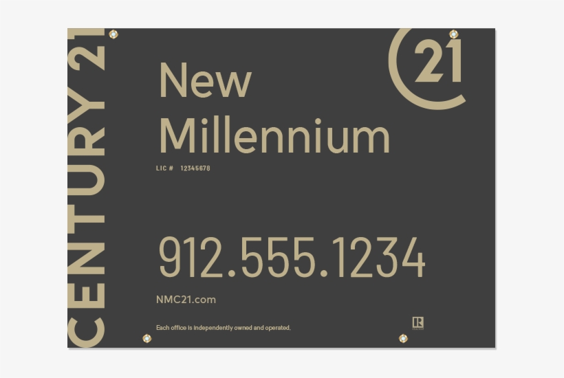 Century 21® Hanging Sign Panels-18x24ho Des1b - Printing, transparent png