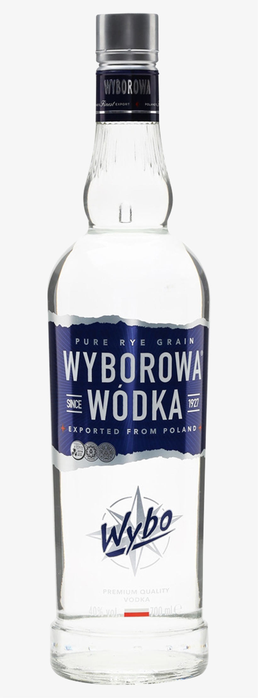 Wyborowa Polish Vodka 700ml, transparent png