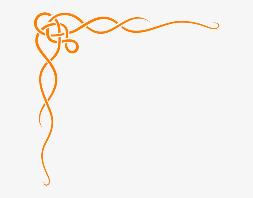 Transparent Scroll Corner, transparent png