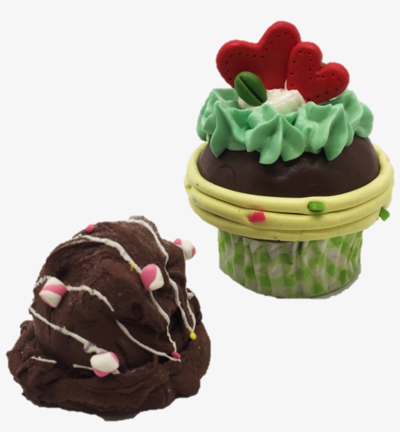 Taiwan 7 Colors Eco Friendly Craft Fake Whipped Cream - Cupcake, transparent png