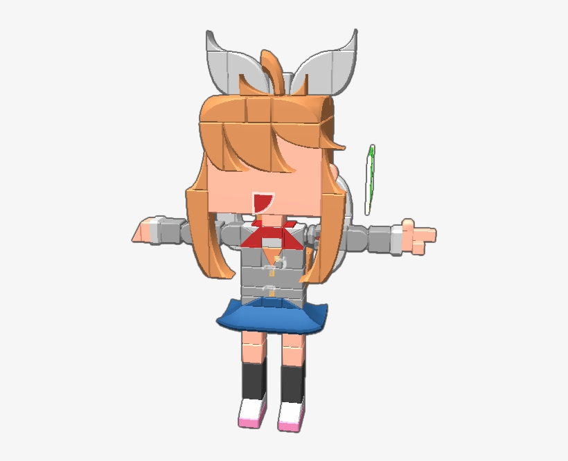 Finally Made My Monika - Cartoon, transparent png