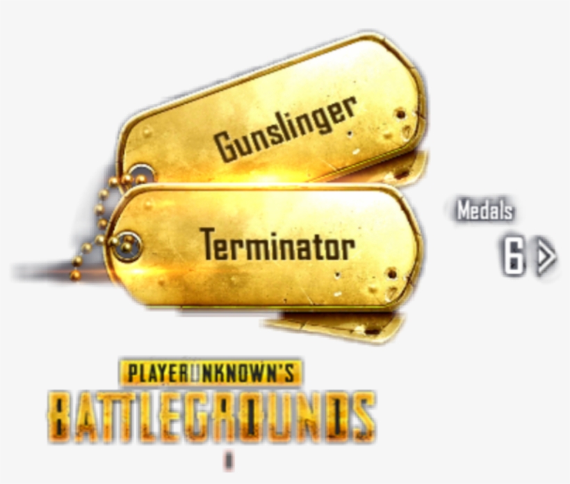 #gunslinger #terminator #badge #medal #pubg #players, transparent png