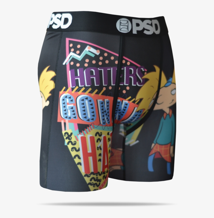 90's Hey Arnold Black - Underpants, transparent png