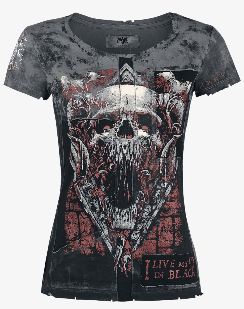 Black Premium By Emp Hades Black T-shirt 347789 Myhazok - Fashion Design, transparent png