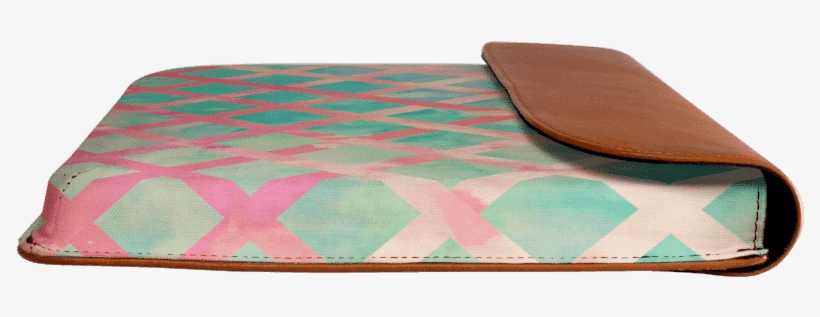 Dailyobjects Girly Retro Turquoise Pink Watercolor - Mattress, transparent png