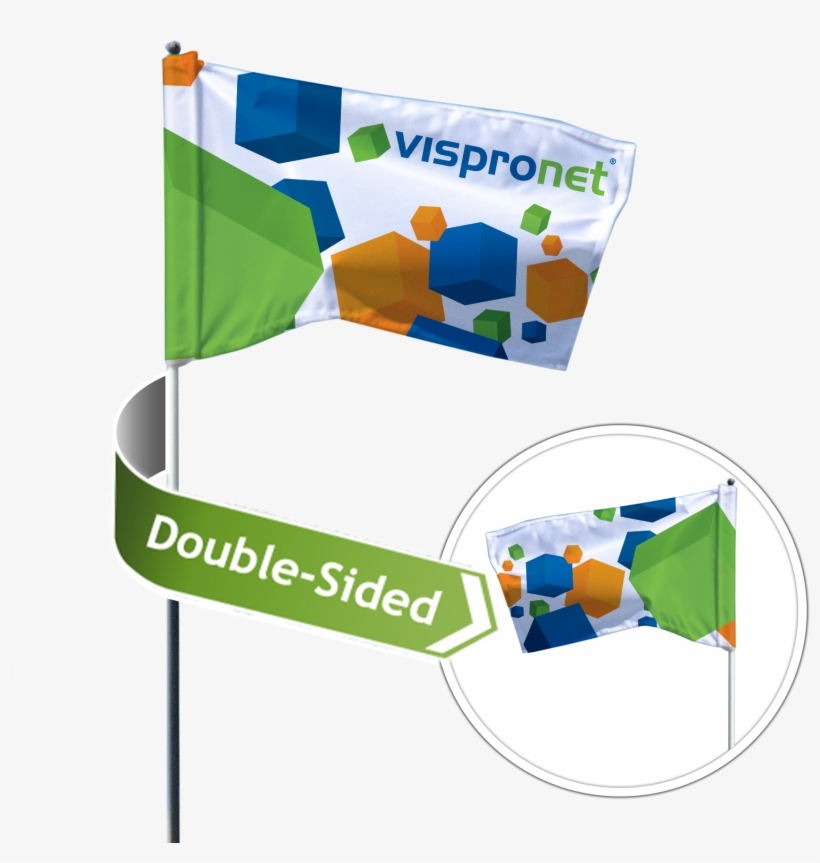 Custom Golf Flag Flag Rotates Freely Around The Flagstick - Graphic Design, transparent png