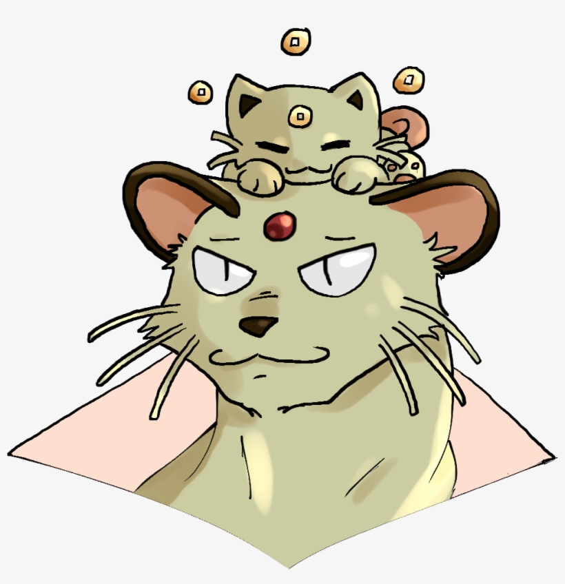 One But I Love Meowth/persian And My Persian Especially - Cartoon, transparent png
