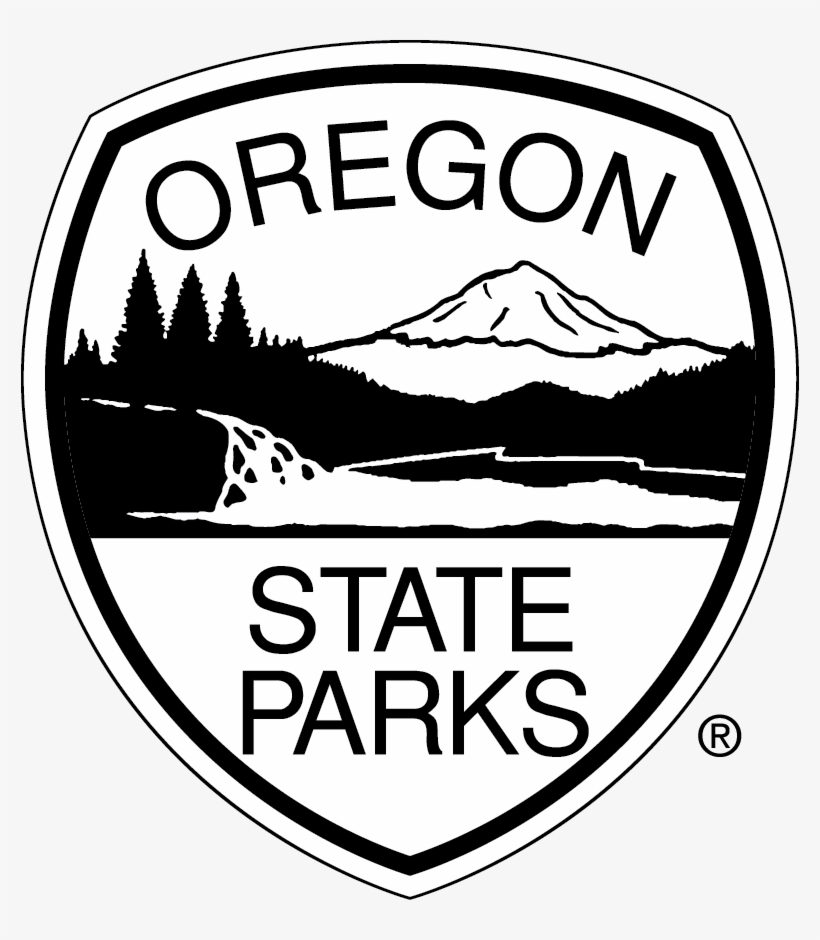 Oprd Shield Transparent Use Ppt Bw R - Oregon State Parks, transparent png