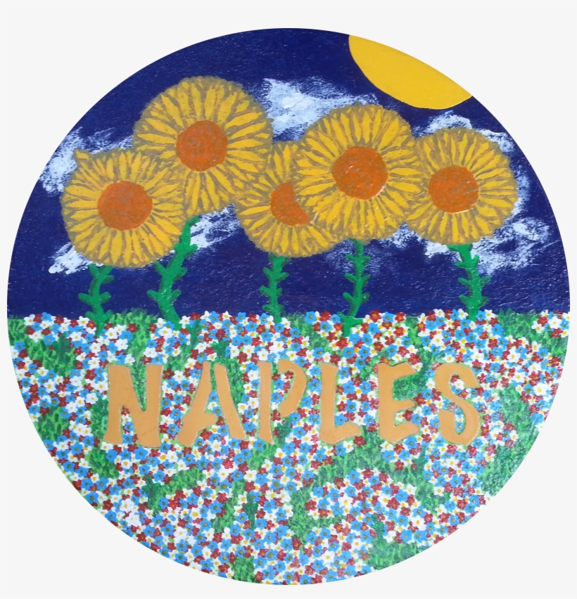 Garden Stone Art - Circle, transparent png