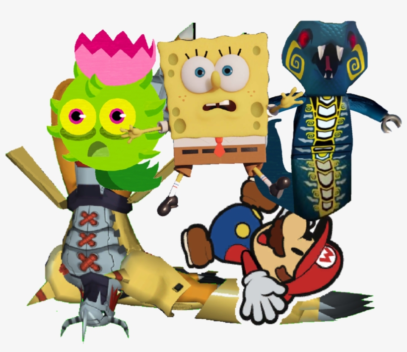 Clip Paper Spongebob - Cartoon, transparent png