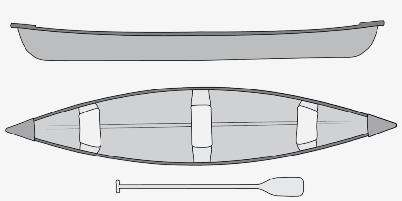 Canoe Fishing Boat - Canoe, transparent png
