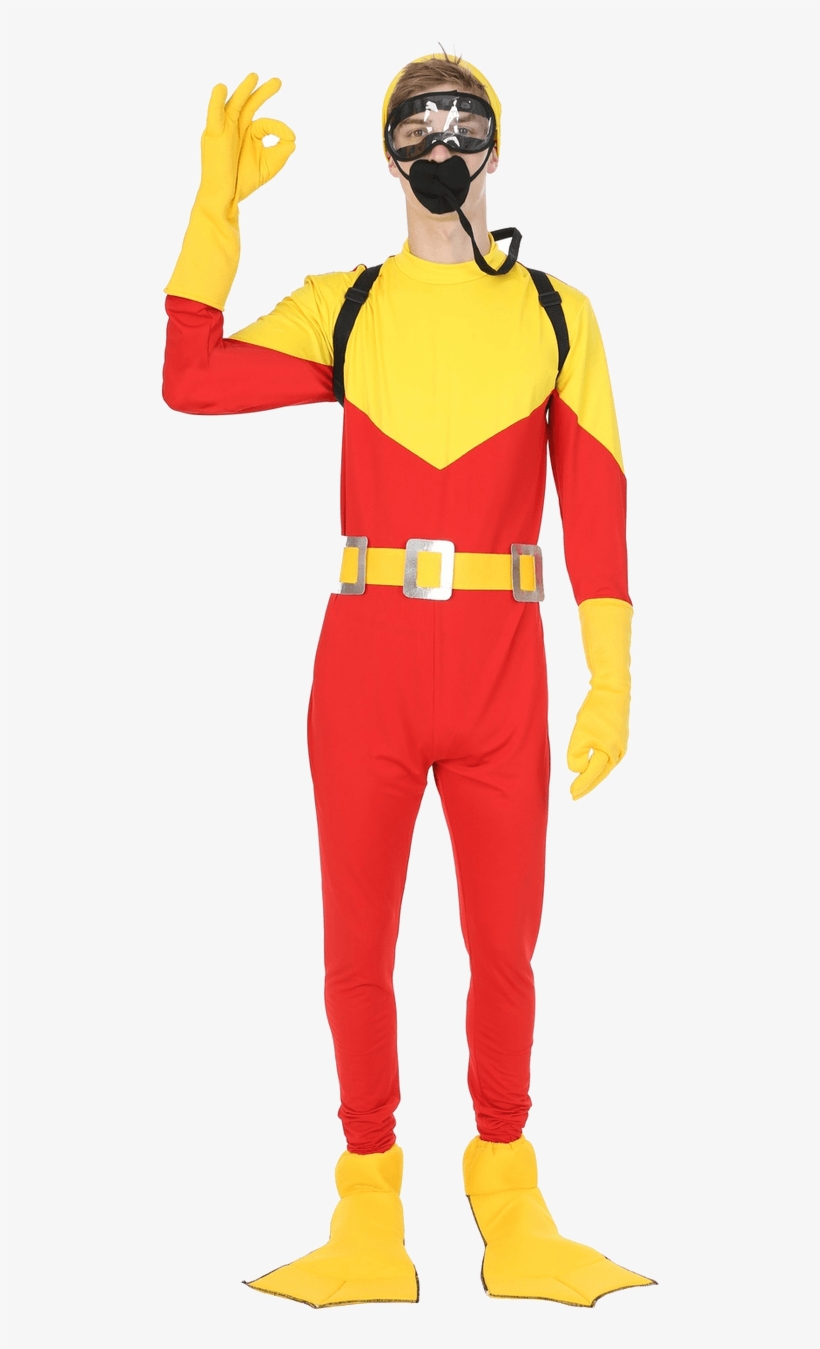 Adult Male Scuba Steve Costume - Scuba Steve, transparent png