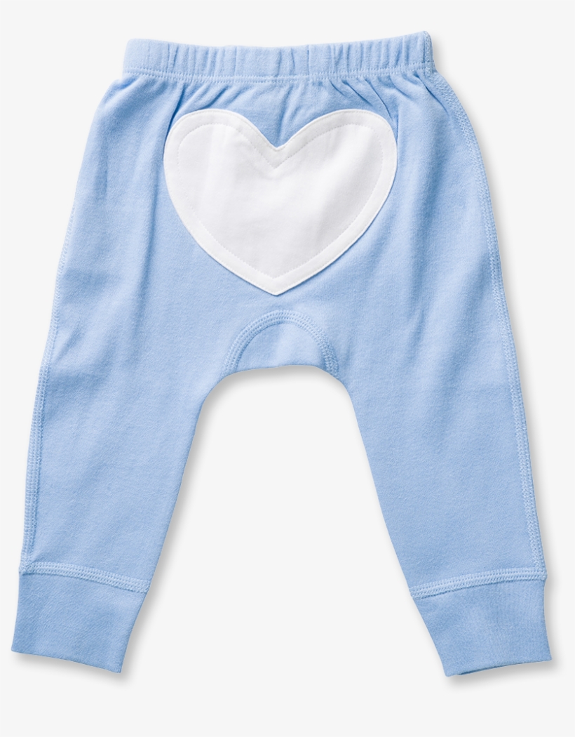 Ocean Blue Heart Pants - Pocket, transparent png
