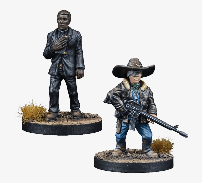 The Walking Dead All Out War Father Gabriel Booster - Mantic Carl Grimes, transparent png