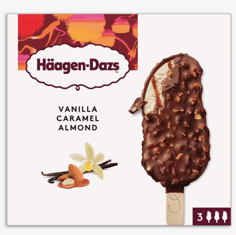 Vanilla Caramel Almond Mpk Sh - Haagen Daz Vanilla Caramel Almond, transparent png