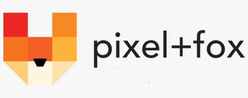 Pixel And Fox Logo - Graphic Design, transparent png