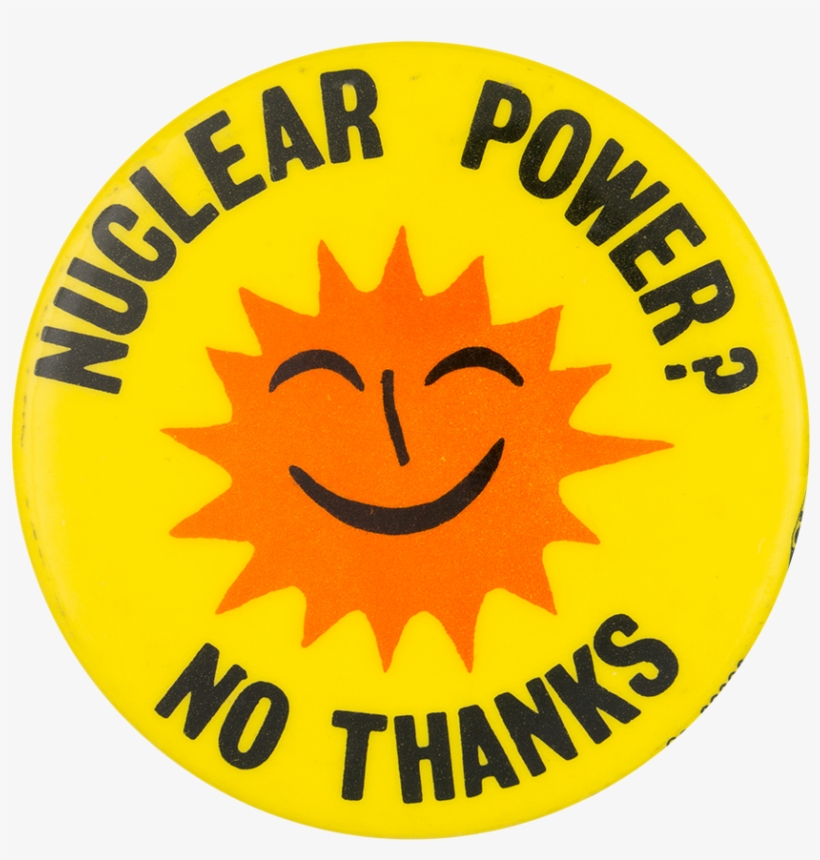 Nuclear Power No Thanks - Circle, transparent png