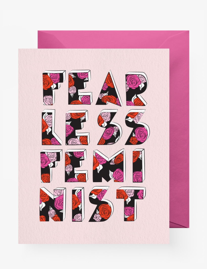 Fearless Feminist - Patchwork, transparent png