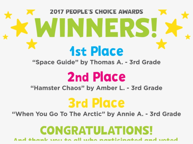 Wjct Announces Winners Of Wjct's 2017 Pbs Kids Writers - Graphic Design, transparent png