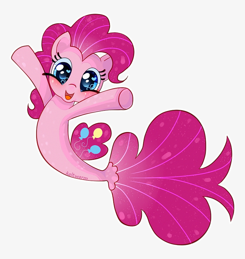 Merpony Pinkie Pie - Cartoon, transparent png