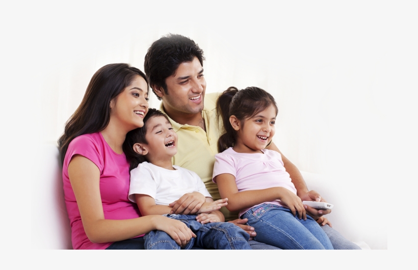 Happy Indian Family Png - Indian Family At Hospital, transparent png