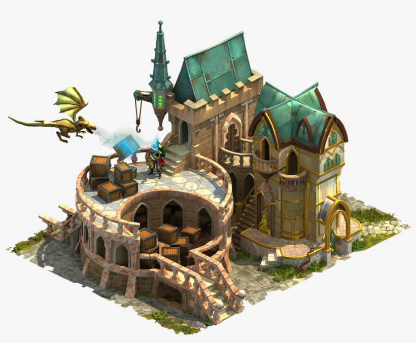 Sc Workshops Elves 25 - Elvish Building Png Iso, transparent png