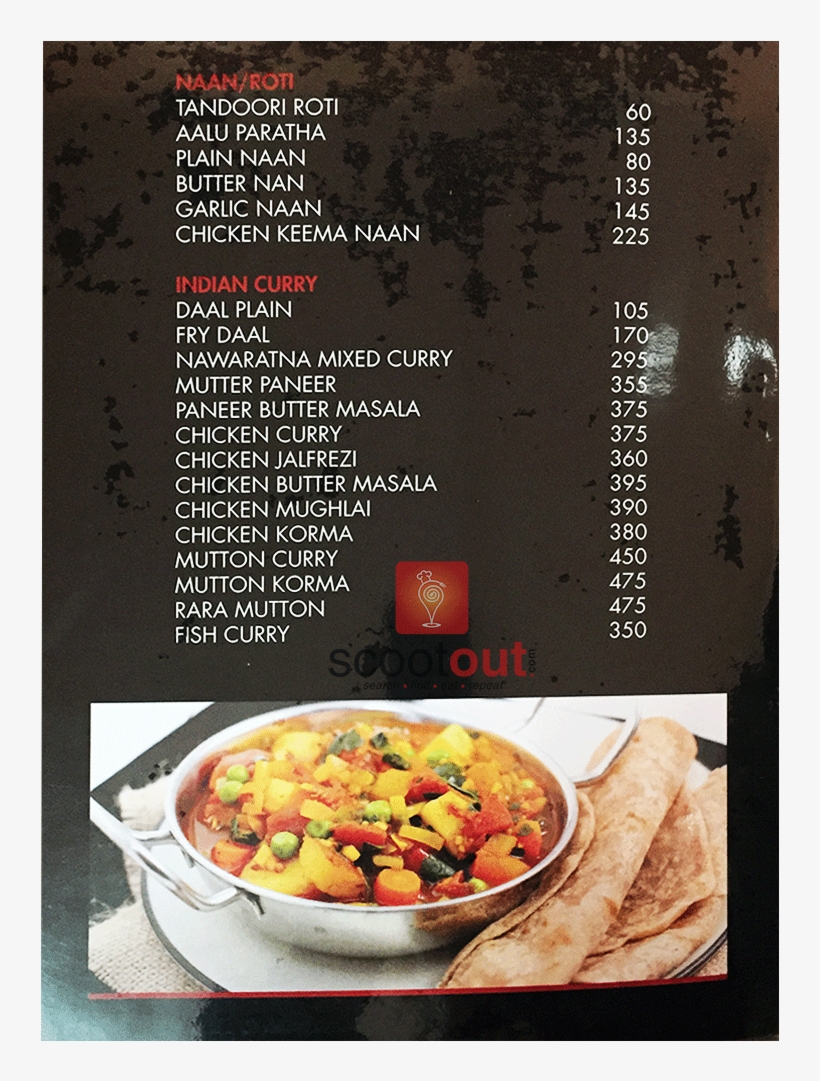 The Buffet Restaurant & Bar - Roti And Curry Chicken Png, transparent png