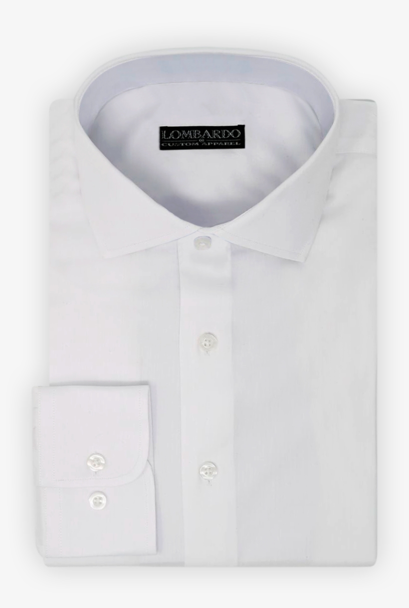 White Button Cuff Shirt - Formal Wear, transparent png