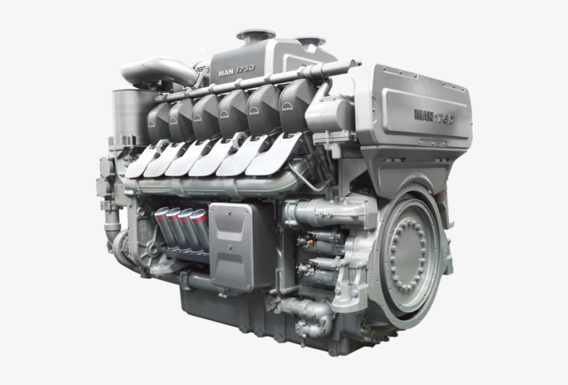 With The Engine Family 175d Our Customer Man Diesel - Man Diesel Engine Png, transparent png