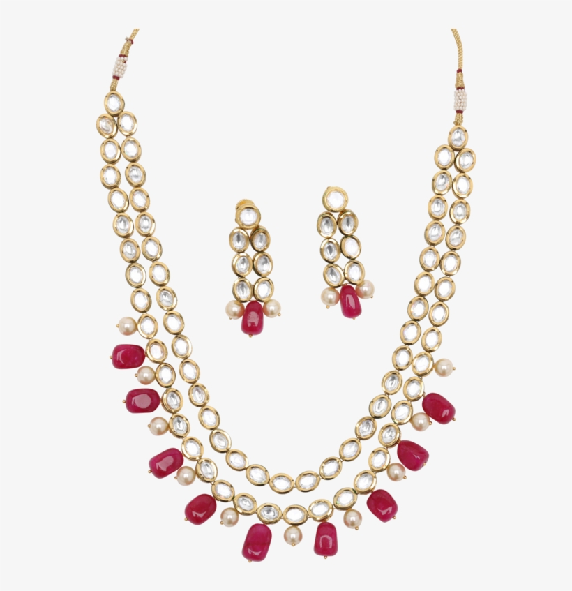 Anushka Necklace Set - Necklace, transparent png