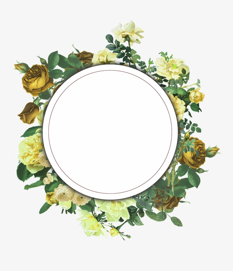 Vintage Floral Frame Collection Free To Download - Vintage Floral Photo Frame Png, transparent png