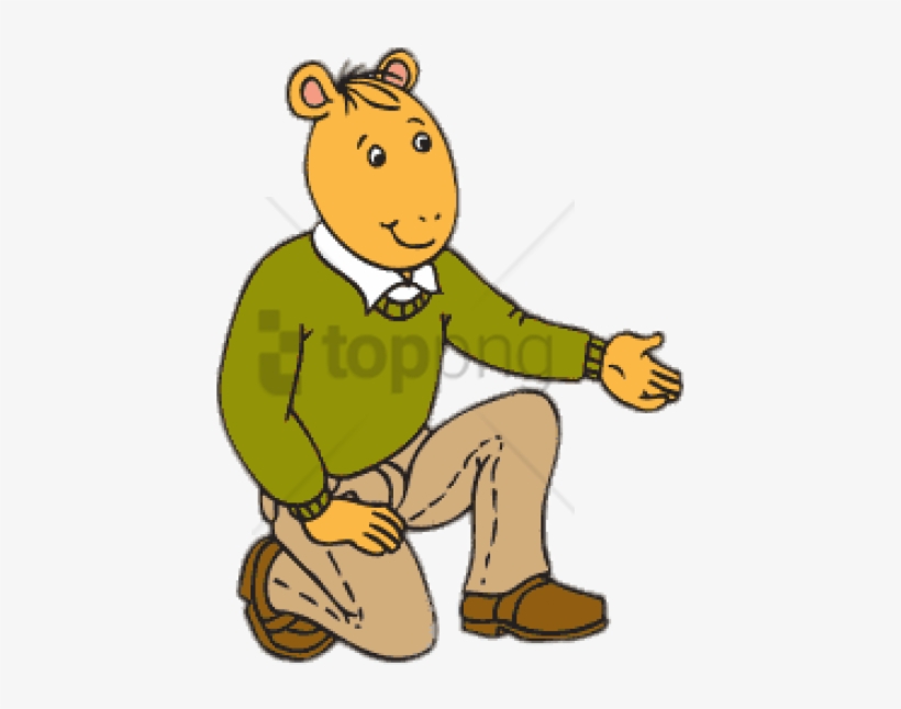 Free Png Download Arthur Read's Father Kneeling Clipart - Pbs Kids Dad, transparent png