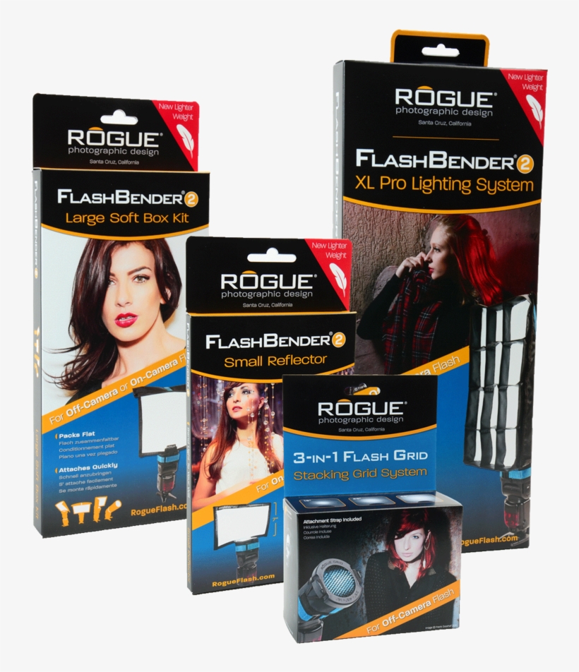Rogue Flashbender 2 Packaging, transparent png