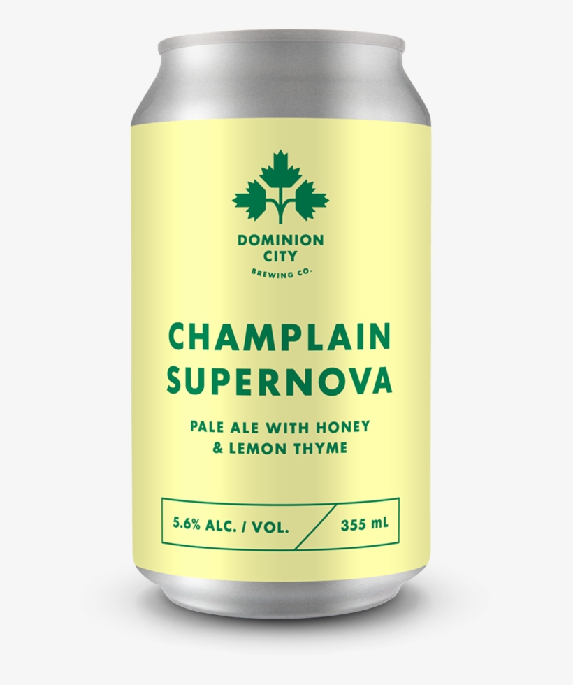 Champlain Supernova Pale Ale With Honey & Lemon Thyme - Beer, transparent png