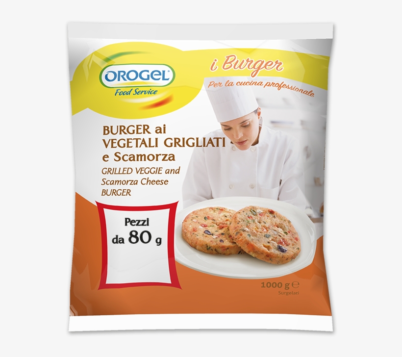 Veggie Burger With Grilled Vegetables And Scamorza - Hamburger Di Verdure Surgelati, transparent png