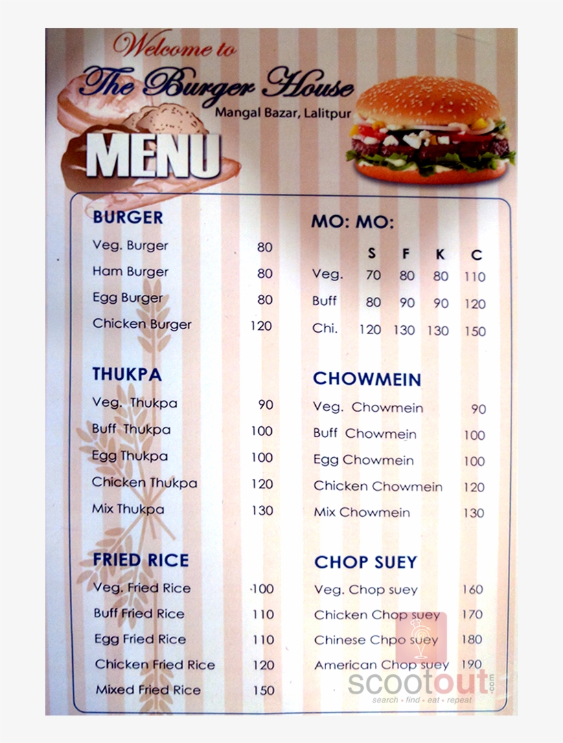 Menu - Fast Food, transparent png